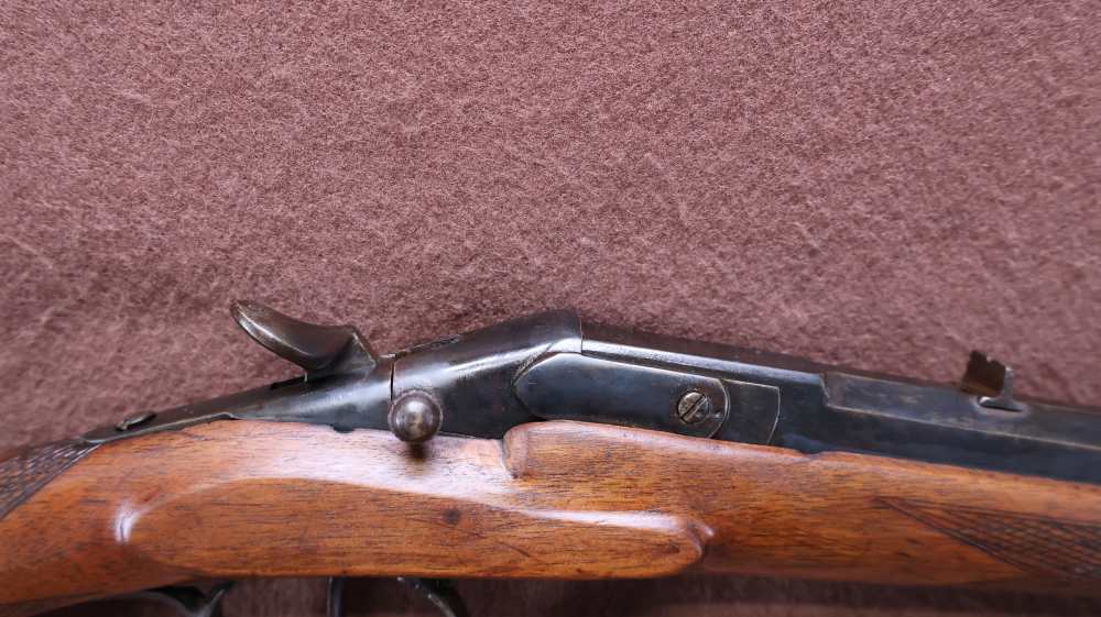 Antique Belgian Flobert 22 Cal Single 24.5" Heavy Bull BRL VG Bore -img-8