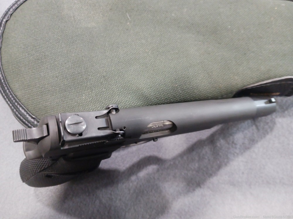 BELGIAN BROWNING HI-POWER 9MM GP COMPETITION SEMI AUTO PISTOL USED-img-11