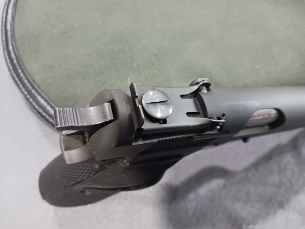 BELGIAN BROWNING HI-POWER 9MM GP COMPETITION SEMI AUTO PISTOL USED-img-12
