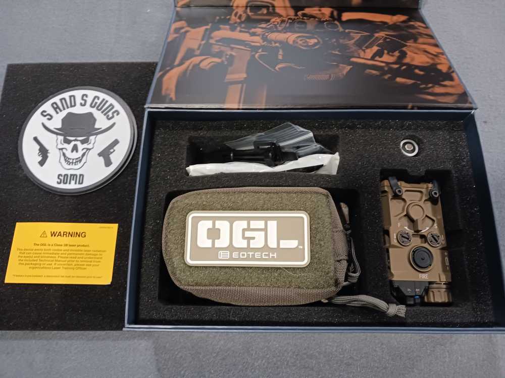 EO TECH OGL-C ON-GUN IR LASER AND ILLUMNATOR TAN NEW IN BOX-img-1