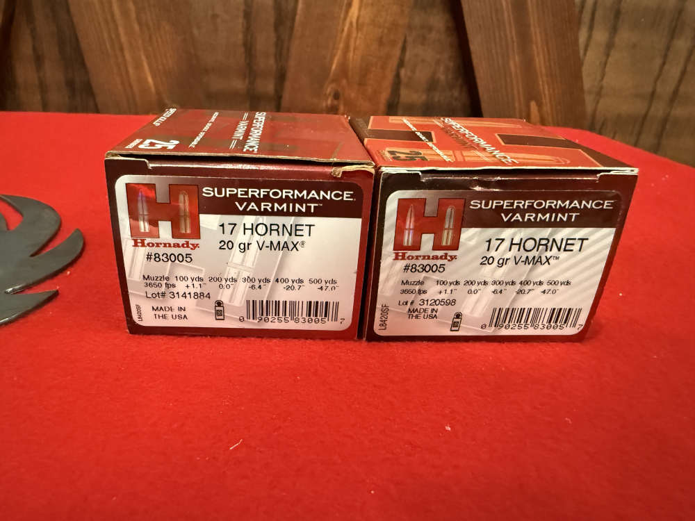Hornady 17 hornet ammo 50 rounds -img-1