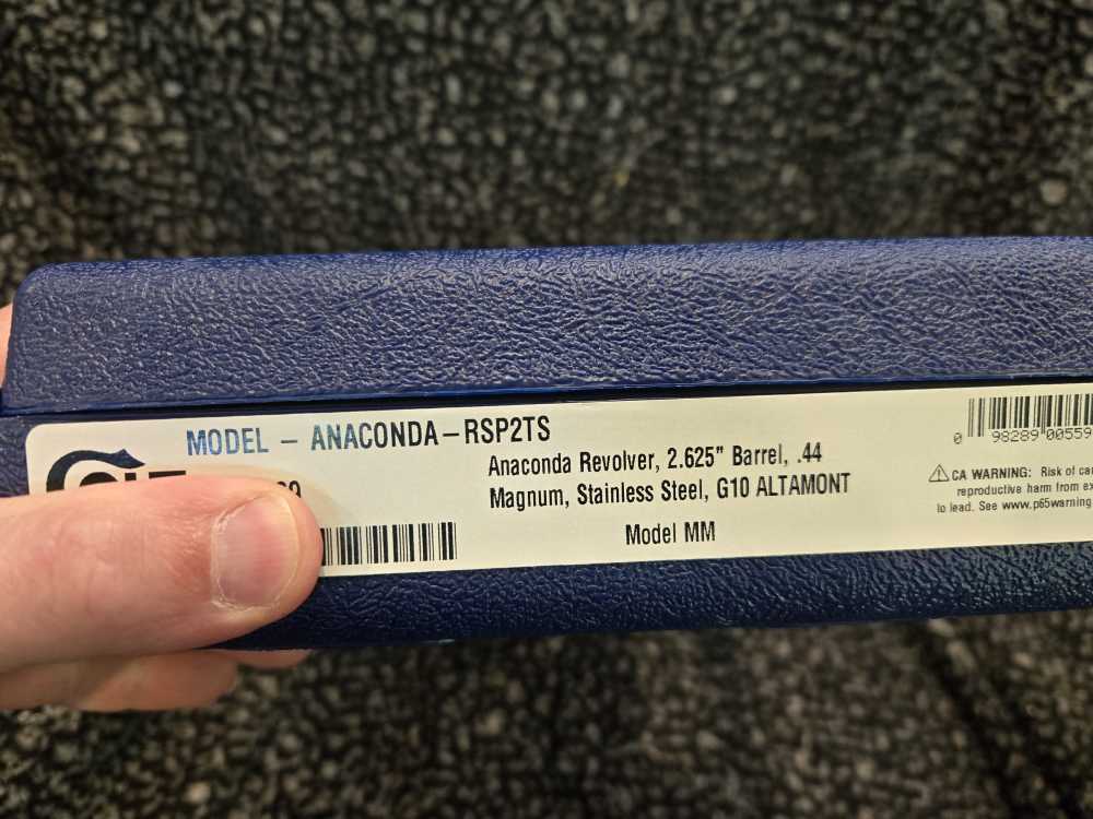 COLT ANACONDA 44 MAGNUM 2.625" BARREL ROUND BUTT RARE NEW ANACONDA-RSP2TS-img-9