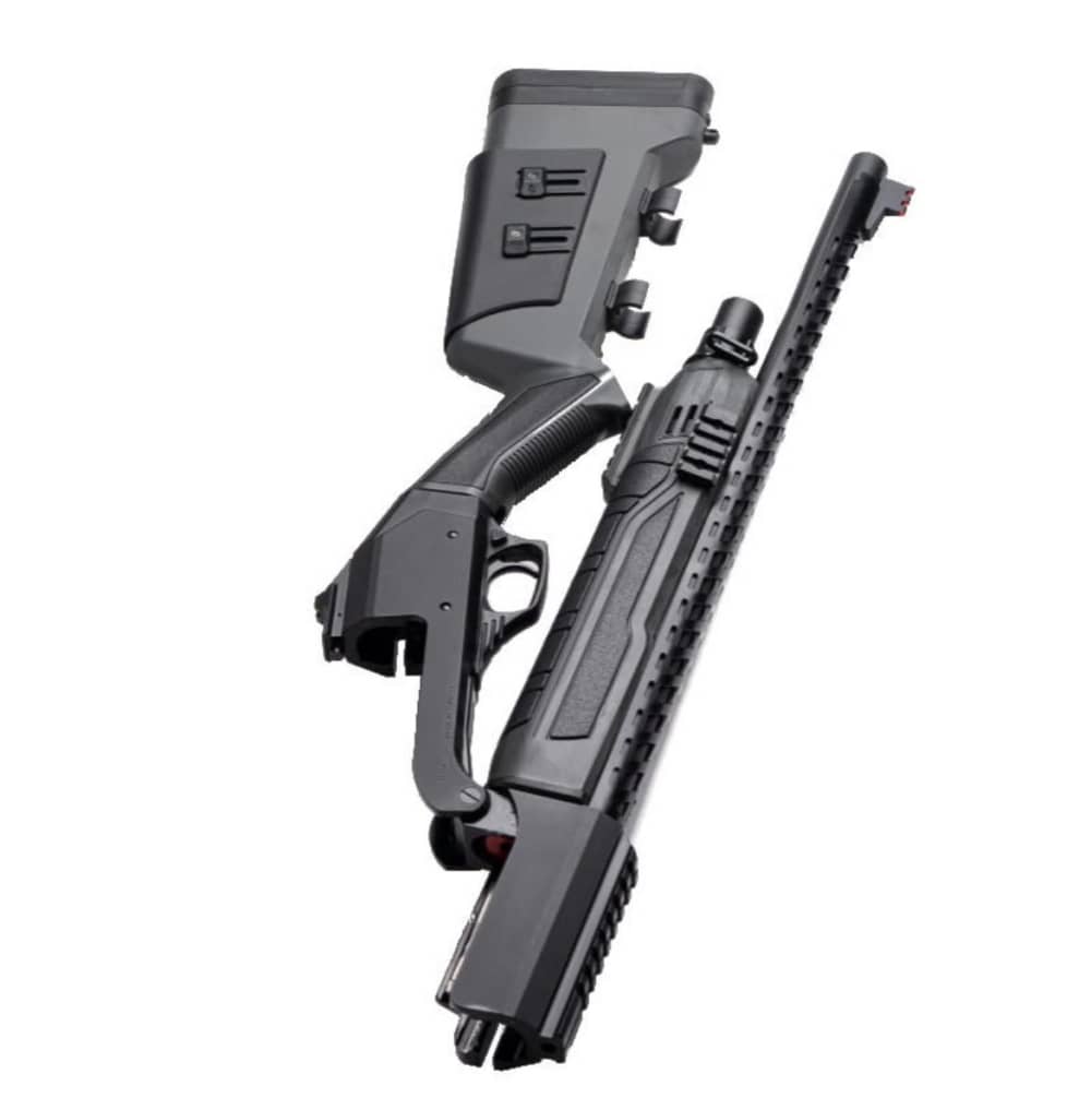 AXOR FS-PRO PANZER ARMS FS1 PRO 12G 3" FOLDING BLACK & GRAY-img-0