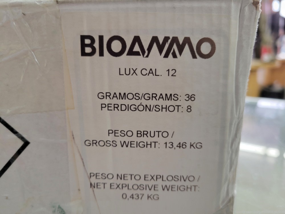 Bio Ammo 2 3/4 Inch 8 Shot 36 Gram Lux BioAmmo 250 Rounds 1 1/4oz 12ga-img-4