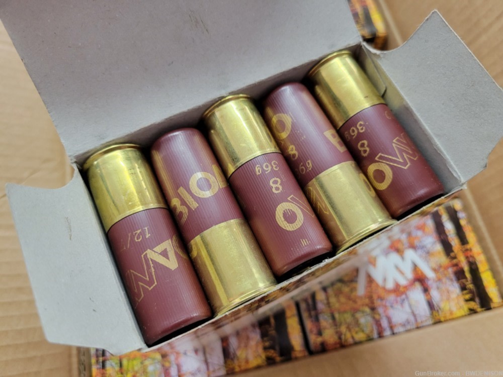 Bio Ammo 2 3/4 Inch 8 Shot 36 Gram Lux BioAmmo 250 Rounds 1 1/4oz 12ga-img-2