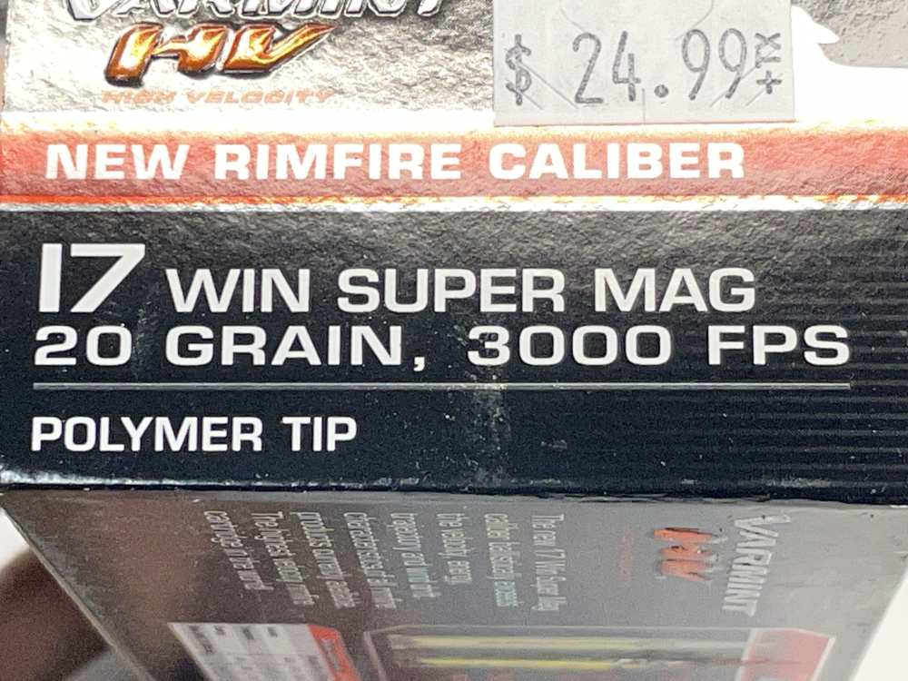 350 x Winchester .17 WSM 20 grain polymer tip 3000 fps Super Magnum HV-img-4