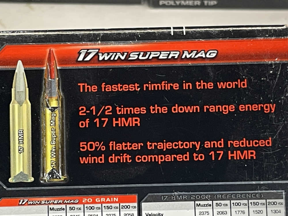 350 x Winchester .17 WSM 20 grain polymer tip 3000 fps Super Magnum HV-img-5