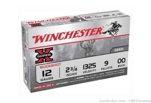 Winchester Super-X 12 Gauge Ammo 2-3/4 Inch, 00Buck-img-0