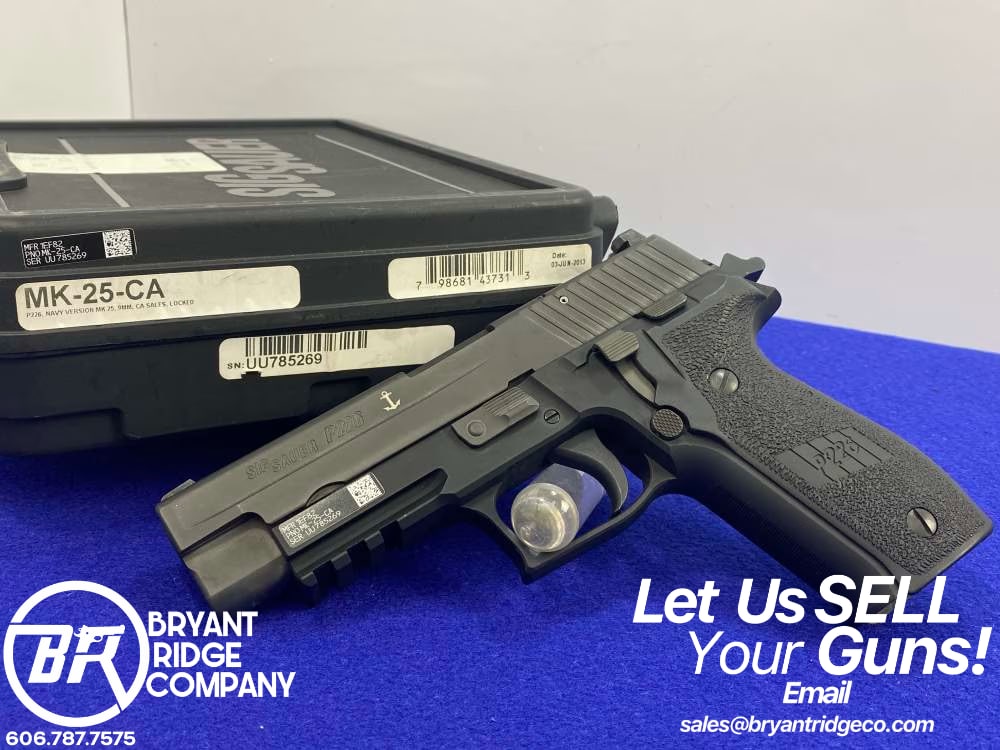 2013 SIG Sauer P226 MK25 Navy 9mm 4.4"*OFFICIAL SIDEARM OF U.S. NAVY SEALS*-img-0