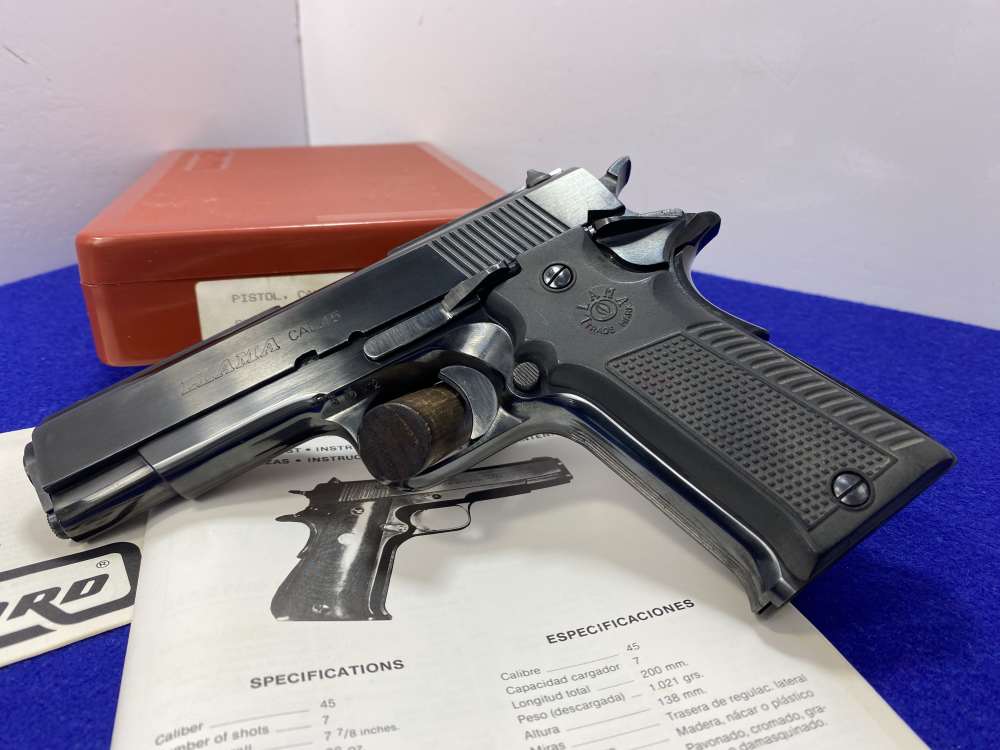 1988 Llama Model IX-B .45 ACP Blue 5" *CMI MIAMI FLORIDA IMPORT MARK*-img-41