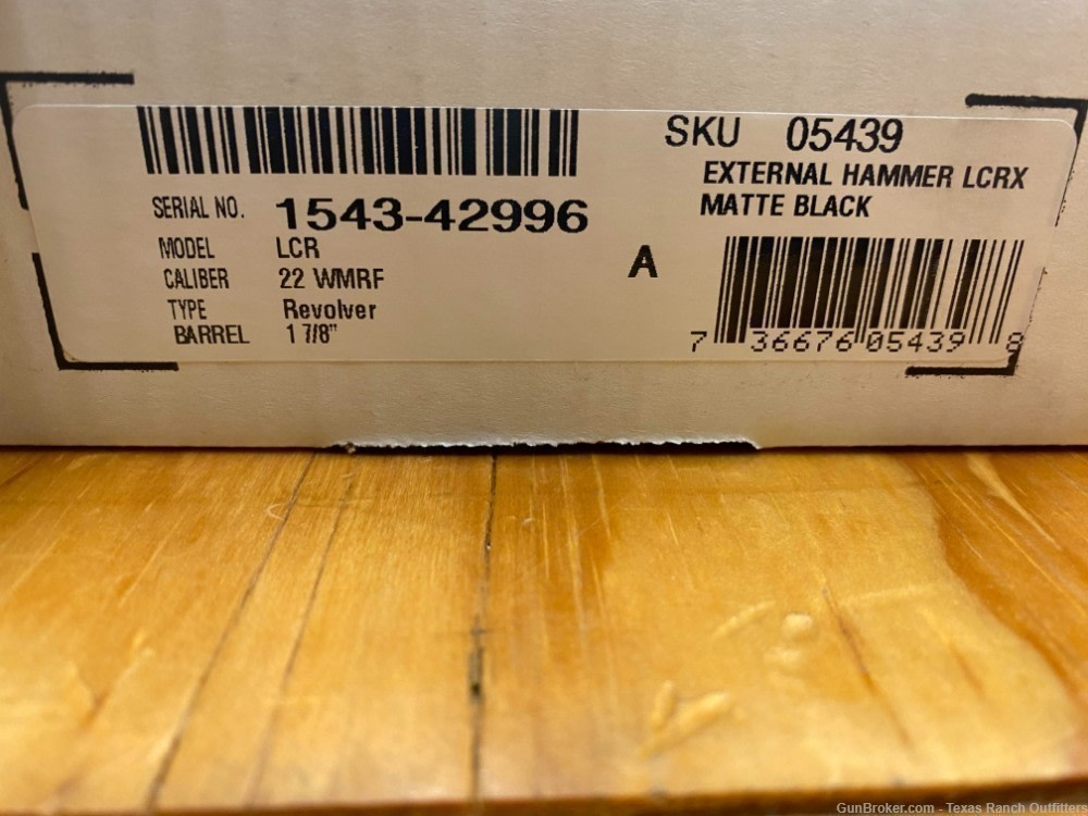RUG LCRX 22MAG 1.87 HOGUE TAMER GRIP NIB-img-4