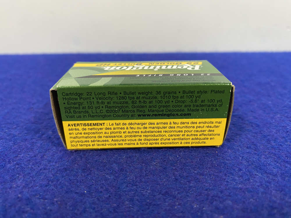 Remington Golden Bullet/Yellow Jacket .22LR *TRUSTED HIGH VELOCITY AMMO*-img-13