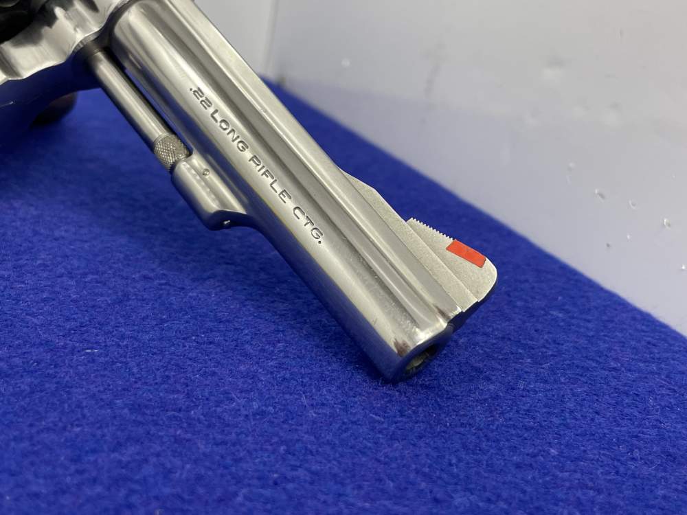 Smith & Wesson Model 63 .22LR 4" Stainless *NO DASH KIT GUN 22/32 REVOLVER*-img-20