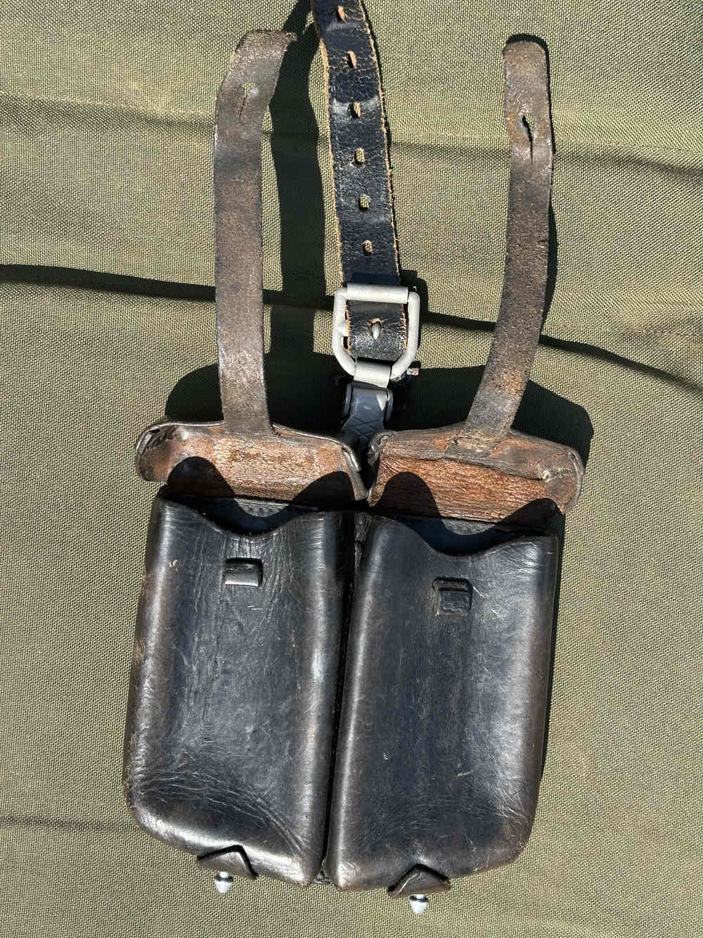 FN FAL German Double Mag Pouches with Shoulder Harness -img-2