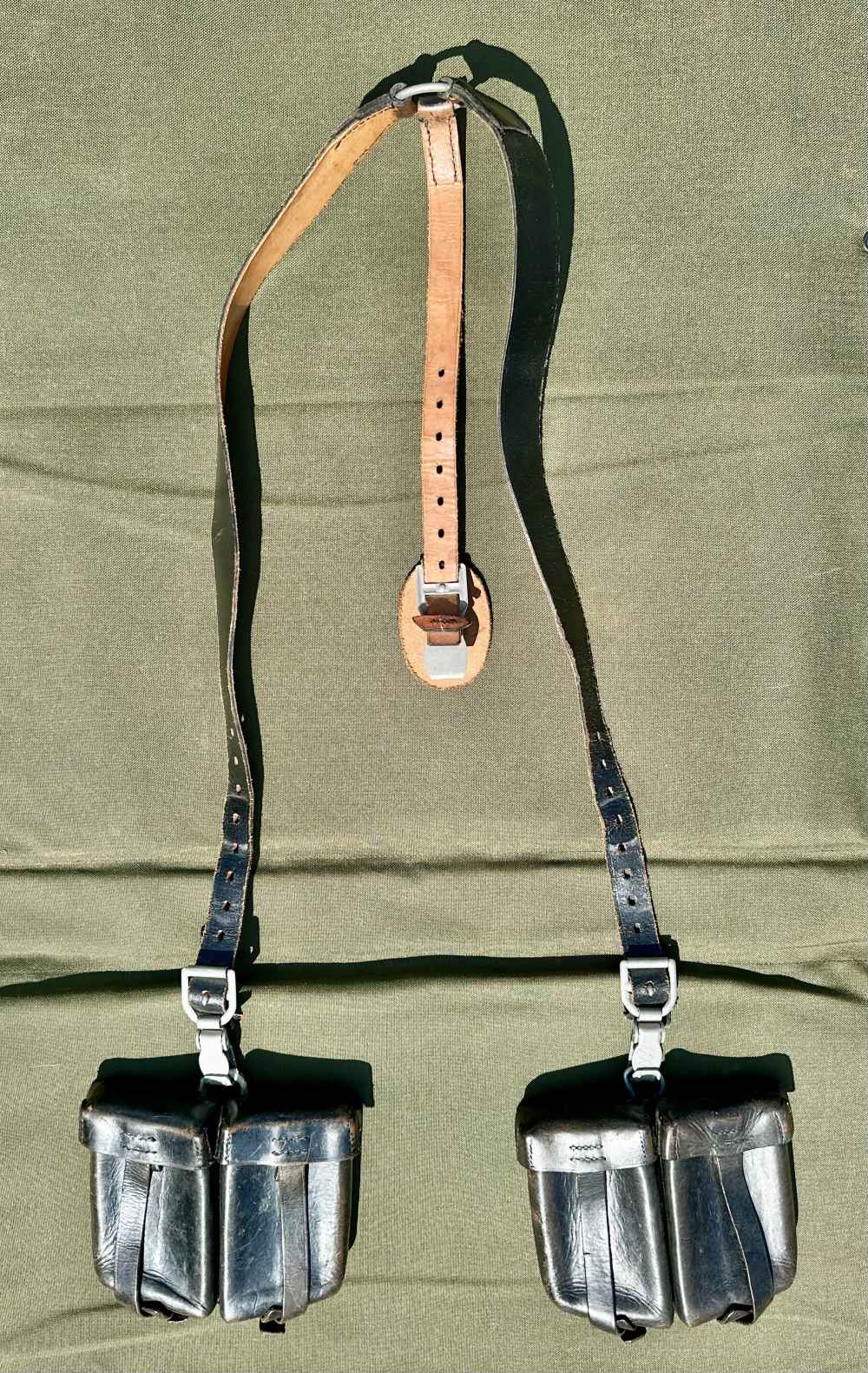 FN FAL German Double Mag Pouches with Shoulder Harness -img-0