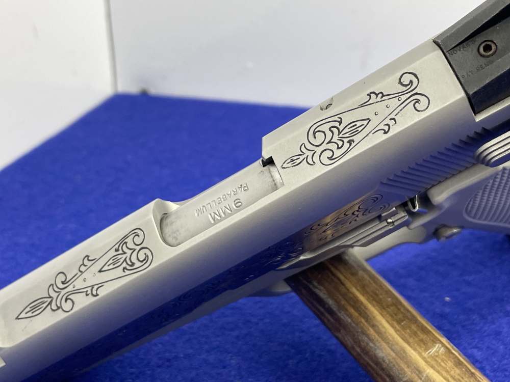 Smith & Wesson Model 3913 9mm 3.5" Stainless *CUSTOM SCROLL ENGRAVED SLIDE*-img-31