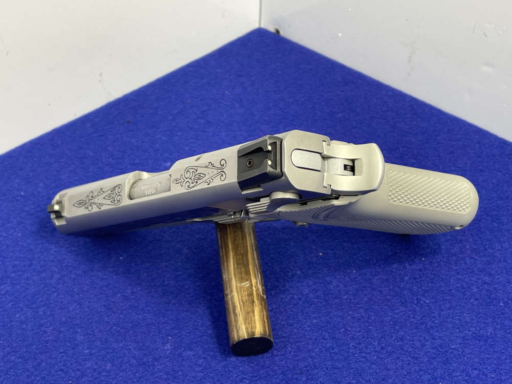 Smith & Wesson Model 3913 9mm 3.5" Stainless *CUSTOM SCROLL ENGRAVED SLIDE*-img-26
