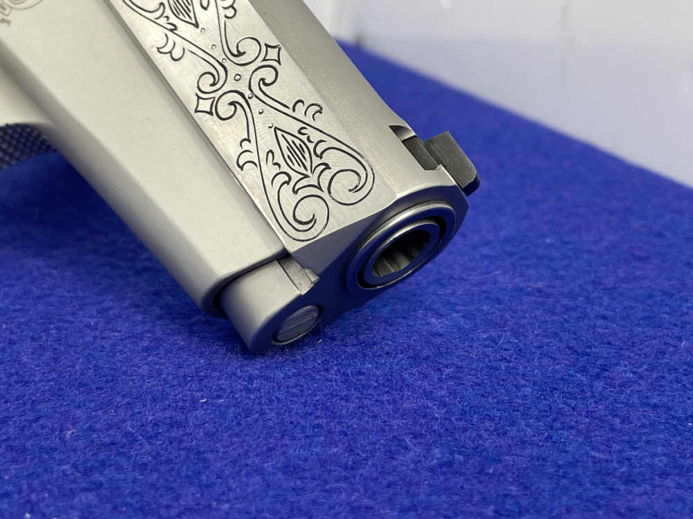 Smith & Wesson Model 3913 9mm 3.5" Stainless *CUSTOM SCROLL ENGRAVED SLIDE*-img-25