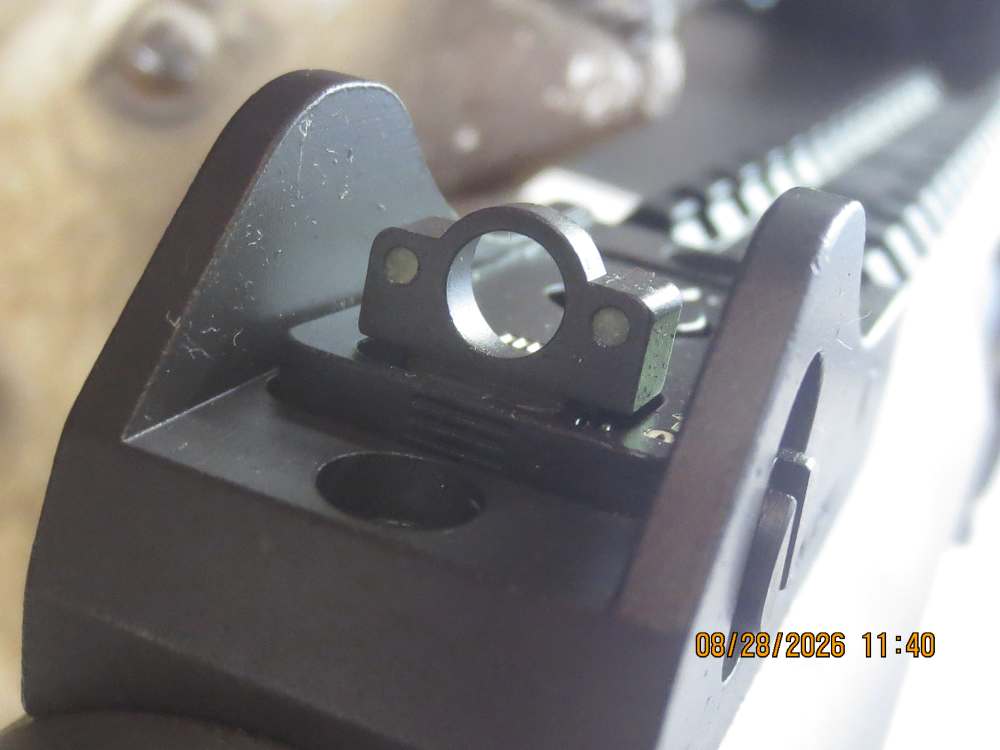 Benelli M4 Tactical -  Ghost Ring Sights - Titanium/Black-img-6