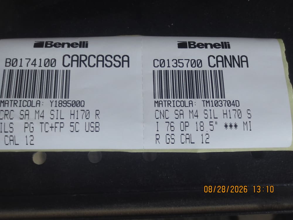 Benelli M4 Tactical -  Ghost Ring Sights - Titanium/Black-img-14