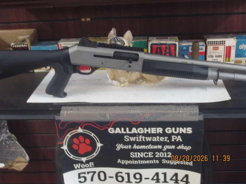 Benelli M4 Tactical -  Ghost Ring Sights - Titanium/Black-img-0