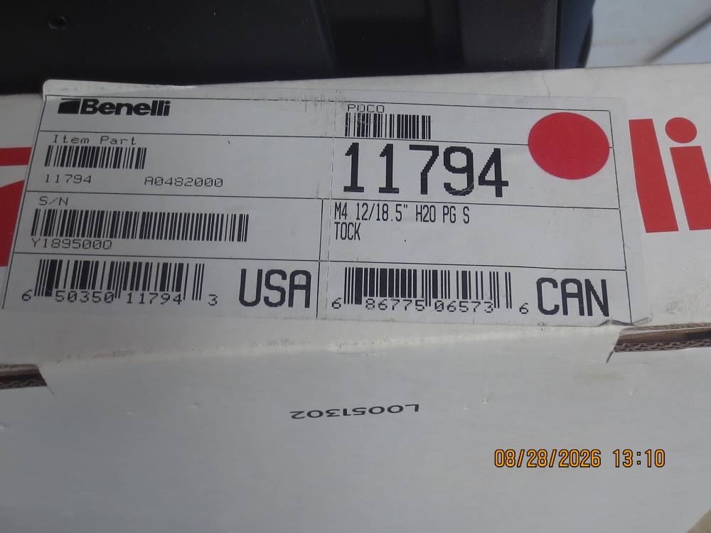Benelli M4 Tactical -  Ghost Ring Sights - Titanium/Black-img-15