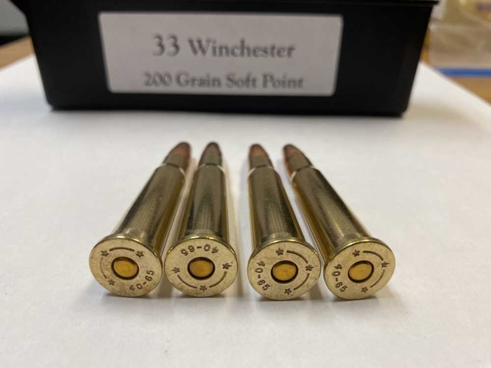 33 Winchester 200 grain Soft Point 33 WCF -img-2