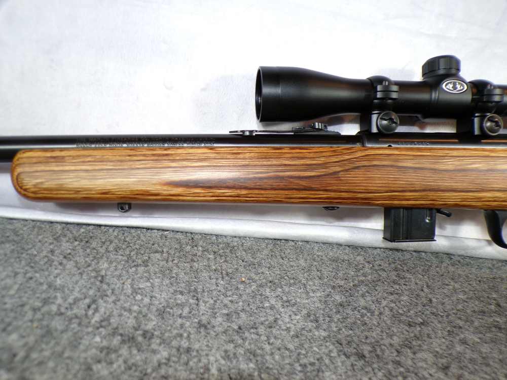 Marlin 882 L 22 Win Mag 22" JM Laminate Hardwood Bushnell Mint Safe Queen!-img-9