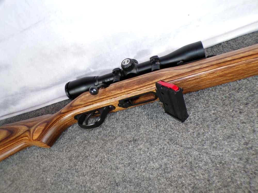 Marlin 882 L 22 Win Mag 22" JM Laminate Hardwood Bushnell Mint Safe Queen!-img-13