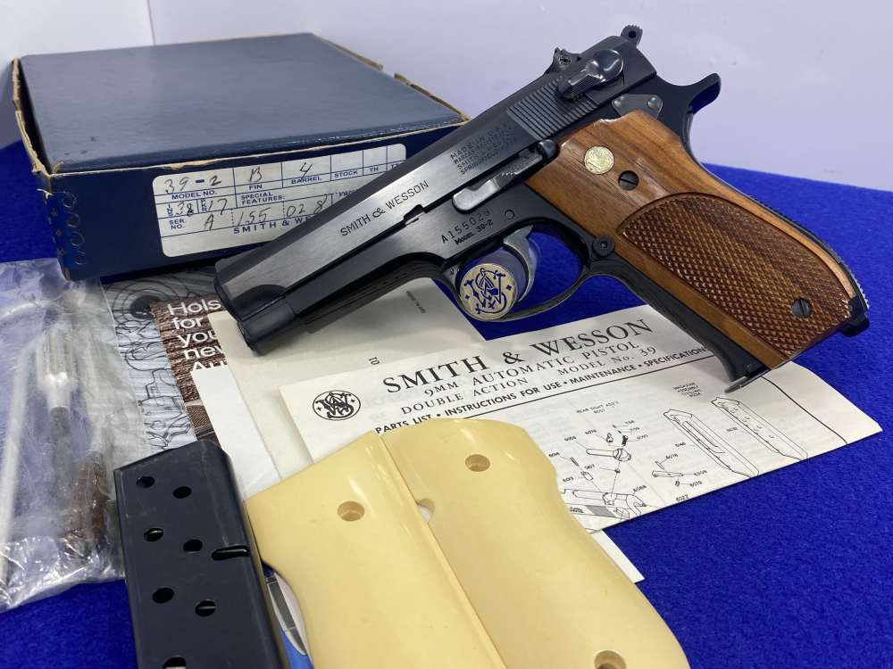 1971 Smith Wesson 39-2 9mm Blued 4" *ICONIC FIRST GEN SINGLE-STACK PISTOL*-img-33