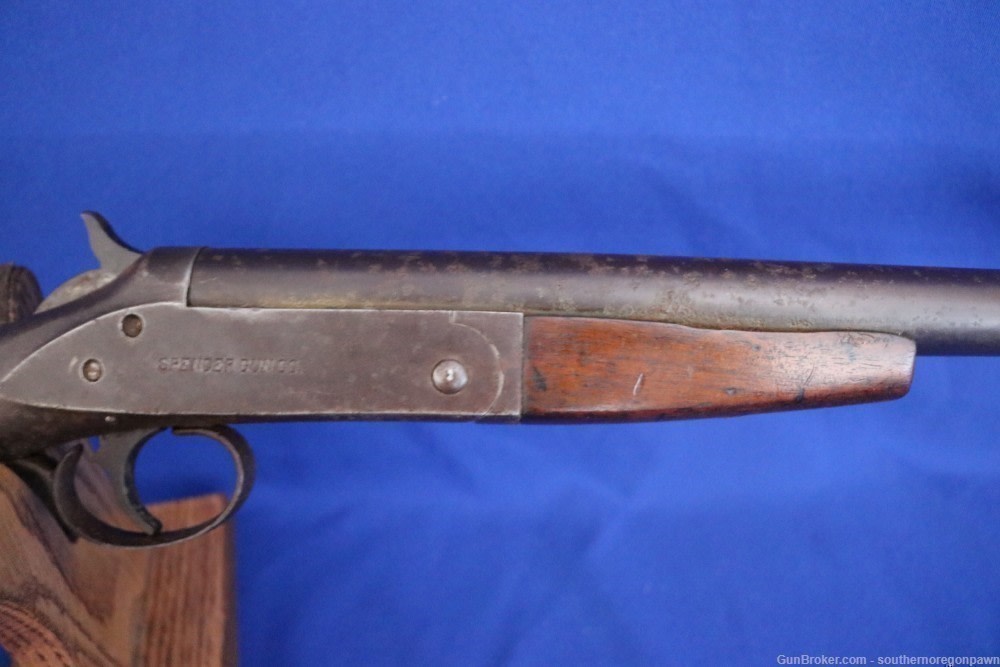 Spencer Gun Co single shot shotgun12ga Antique vintage C&R eligible-img-3