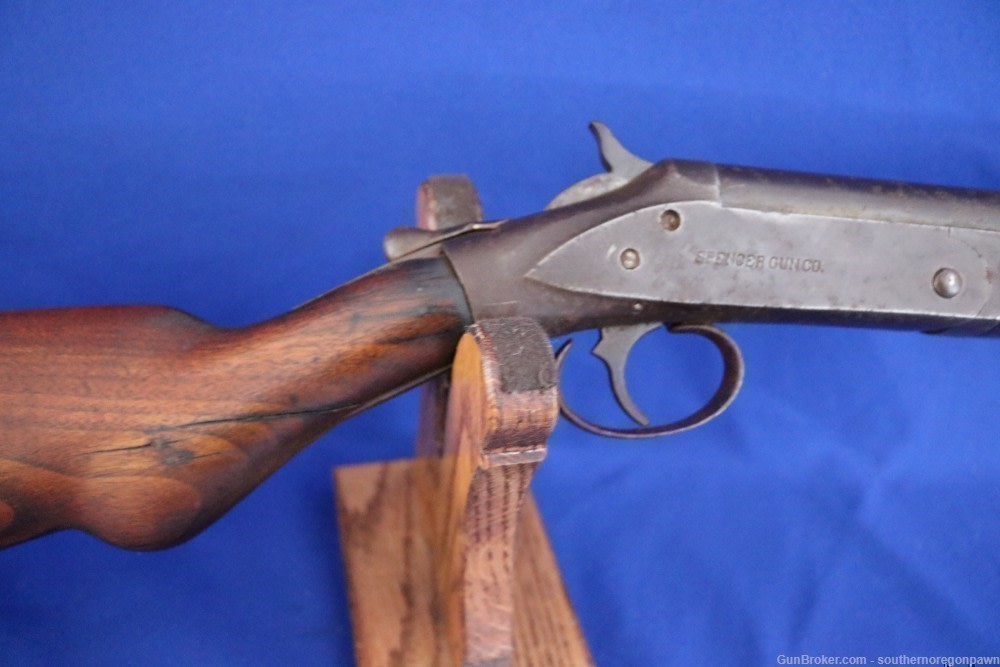 Spencer Gun Co single shot shotgun12ga Antique vintage C&R eligible-img-2