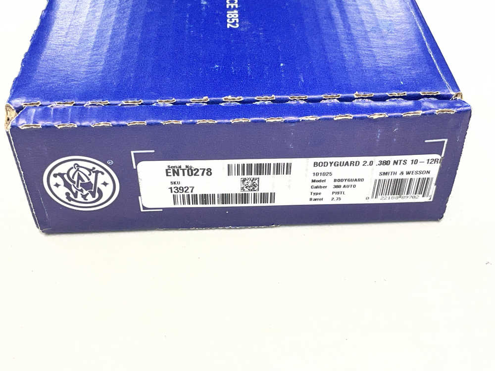 Smith & Wesson Bodyguard 2.0 .380 complete frame in box micro compact EDC-img-11