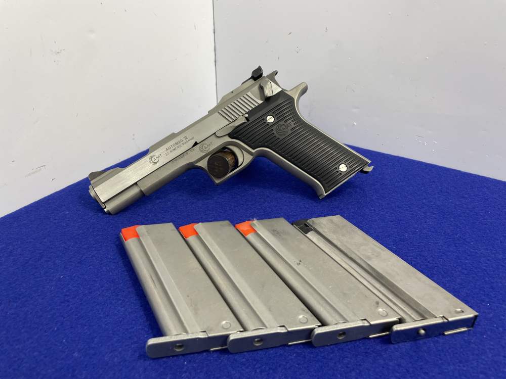AMT Automag II .22 WMR 4.5" Stainless *AMAZING MANGUM RIMFIRE PERFORMANCE*-img-42