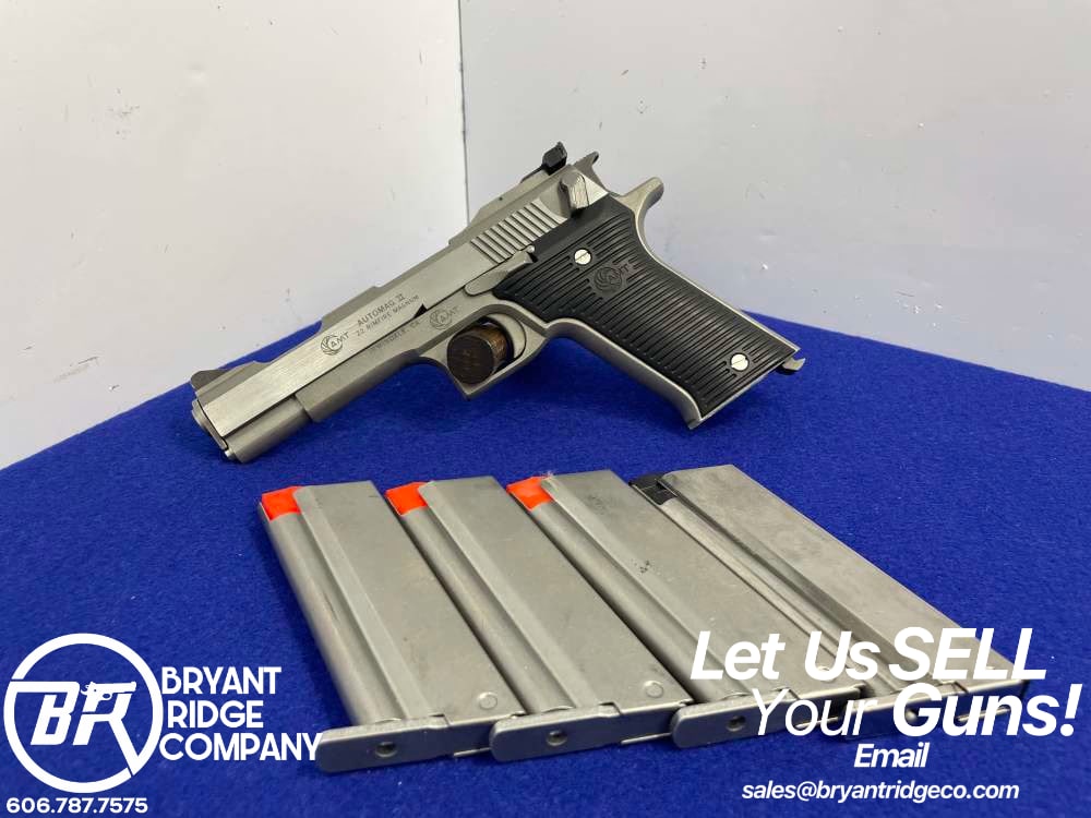 AMT Automag II .22 WMR 4.5" Stainless *AMAZING MANGUM RIMFIRE PERFORMANCE*-img-0