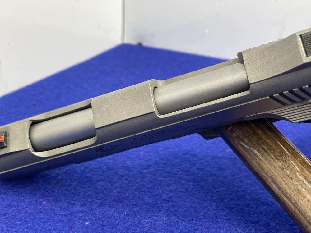AMT Automag II .22 WMR 4.5" Stainless *AMAZING MANGUM RIMFIRE PERFORMANCE*-img-25