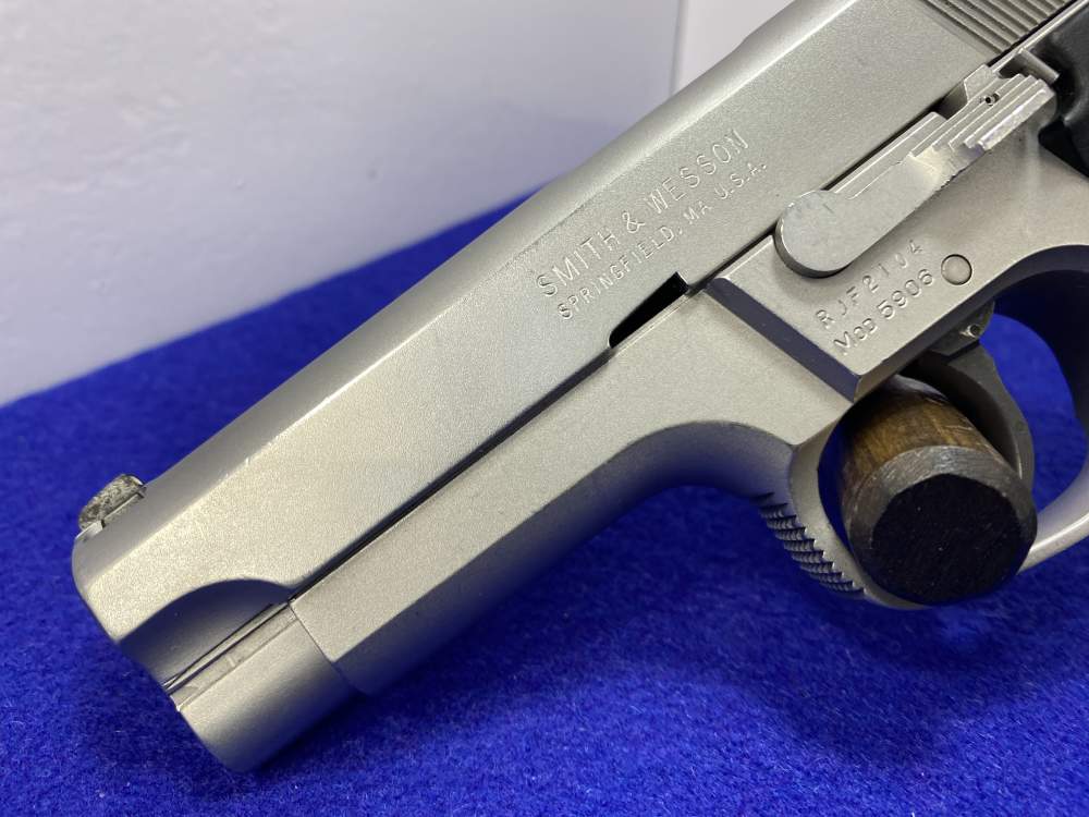 Smith Wesson Model 5906 9mm SS 4" *WONDER NINE ERA CLASSIC*-img-13