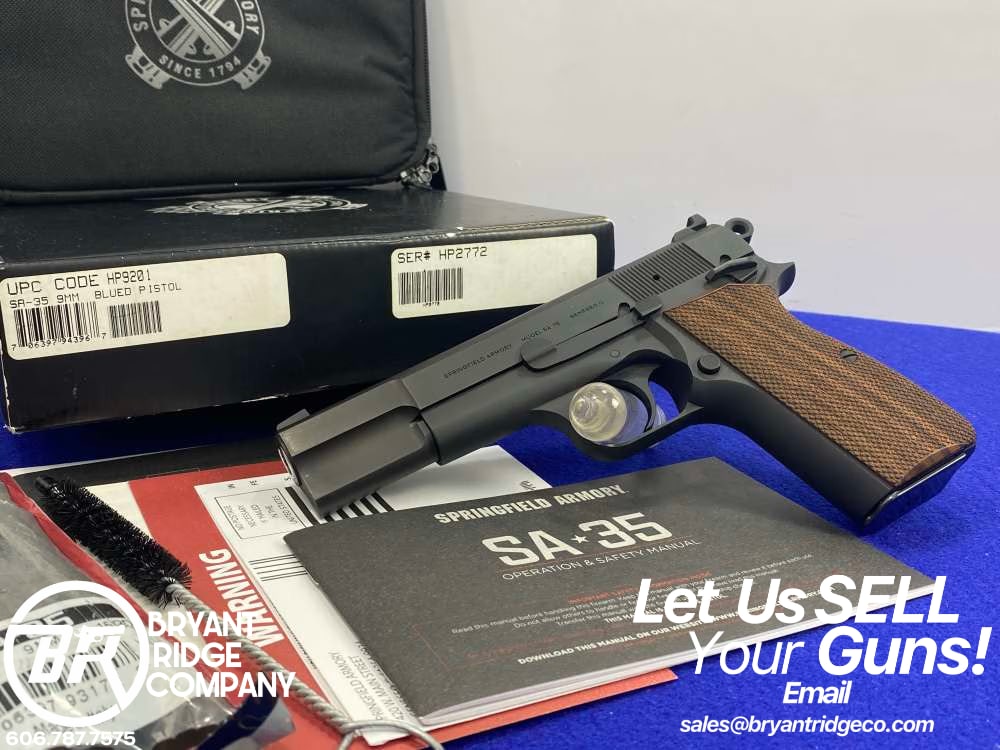Springfield Armory SA-35 9mm Blued 4.7" *MODERN HI-POWER TRIBUTE*-img-0