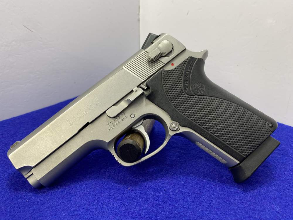 Smith Wesson Model 4516-1 .45 ACP SS 3.75"*BIANCHI LEATHER HOLSTER PACKAGE*-img-6