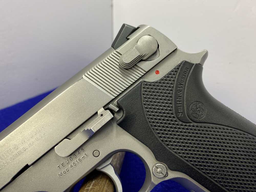 Smith Wesson Model 4516-1 .45 ACP SS 3.75"*BIANCHI LEATHER HOLSTER PACKAGE*-img-11