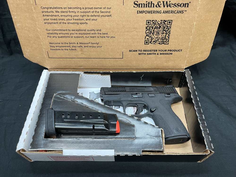 Smith & Wesson M&P 9 Shield X 9mm 3.6" Pistol Night Sights-img-0