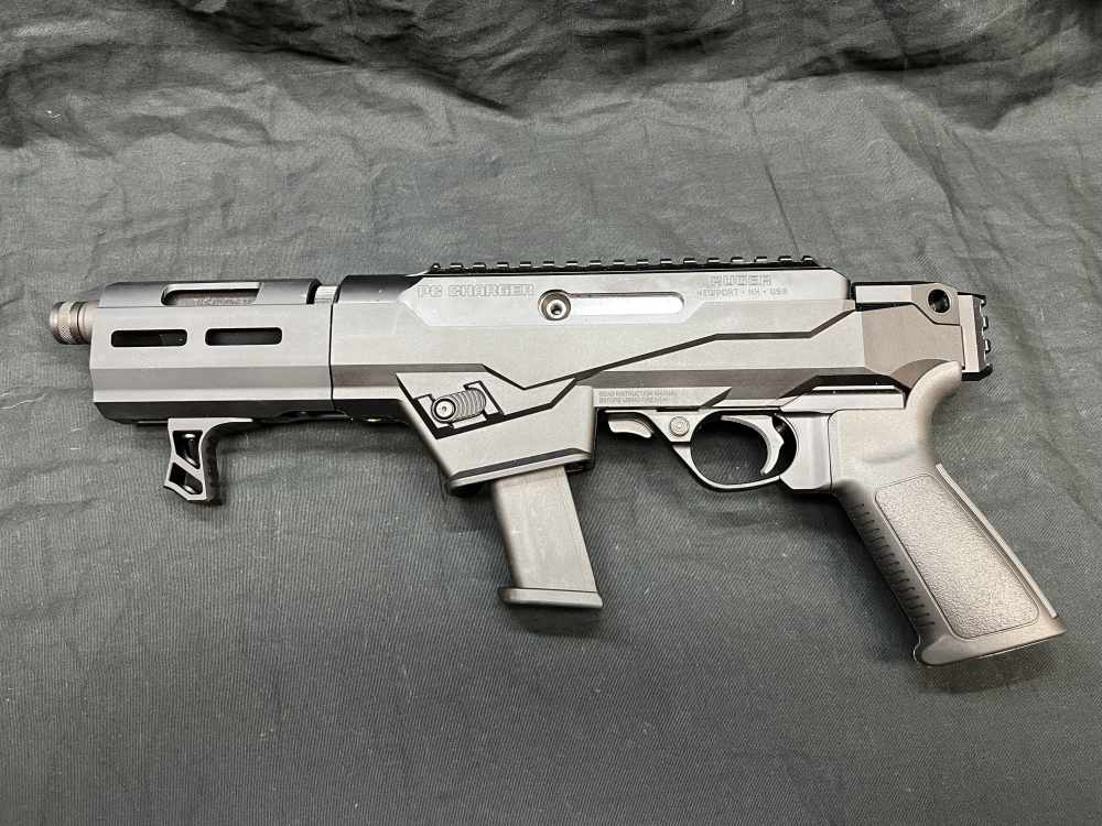 Ruger PC Charger 9mm 6.5" Pistol Takedown Takes Glock Mags Pistol-img-1