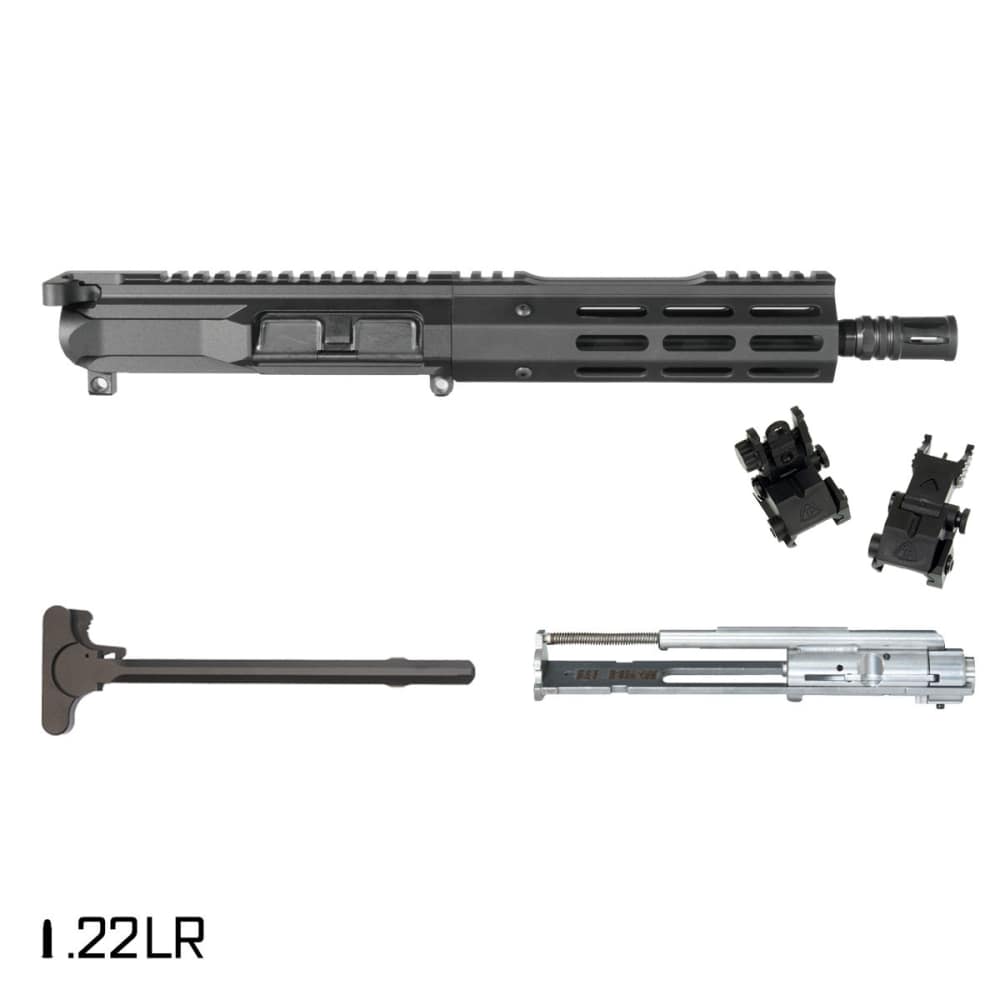 AR15 9" 22 LR Pistol Complete Upper - BCG & Charging Handle-img-0