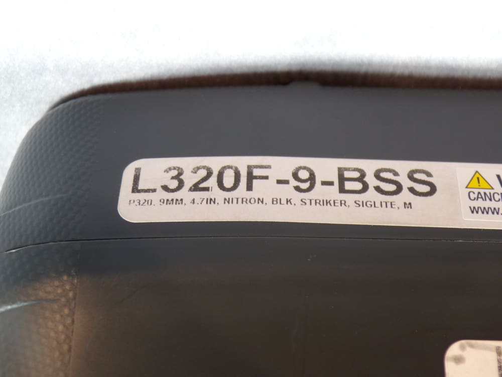 Sig Sauer P320 Nitron 9 MM 4.7" Siglite 3-17 L320F-9-BSS LE As New in Box!-img-10