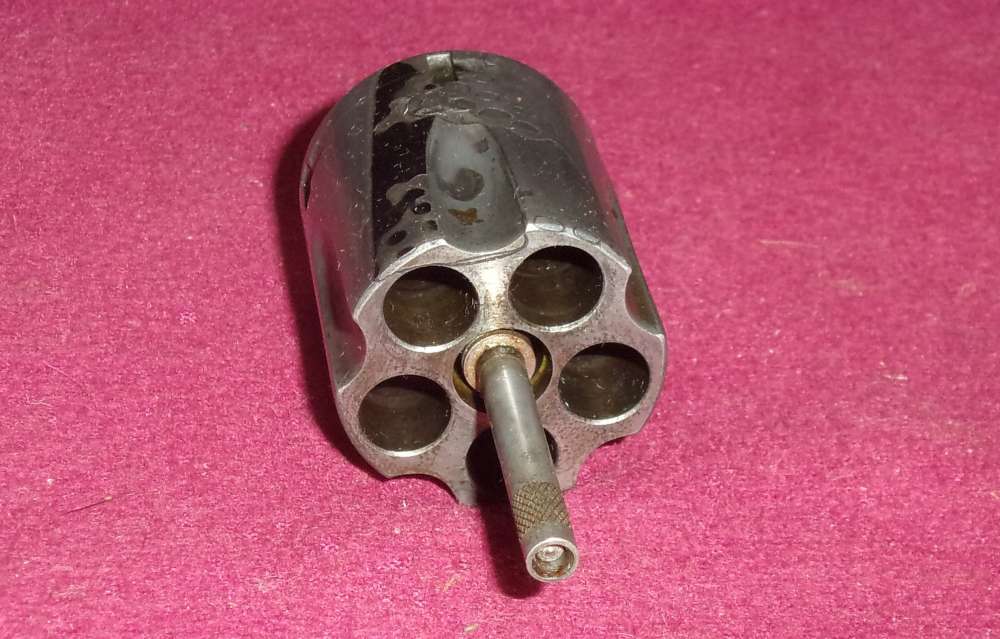 ROSSI 685 38 SPECIAL 5 SHOT CYLINDER ASSEMBLY (NICKEL)-img-4