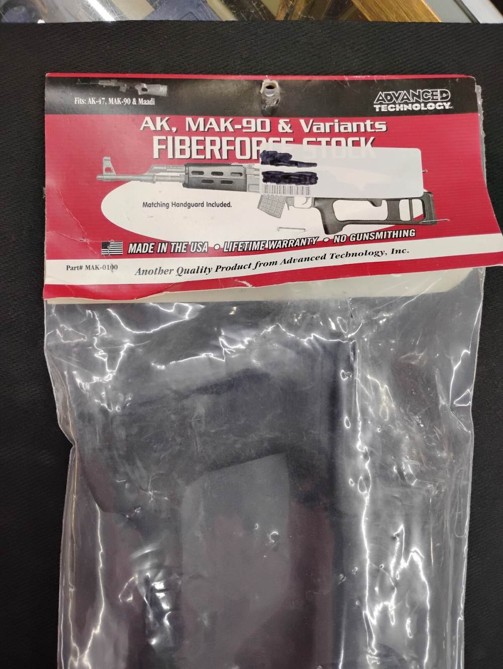 ATI Advanced Technology AK-47 Fiberforce Stock Package Black-img-0
