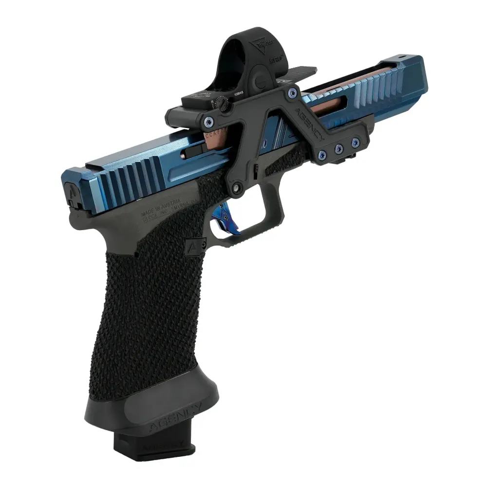 Agency Arms Glock 17L Gen 3 Urban Build-6" Ported Bbl (9mm) SRO-Ice Blue-img-3