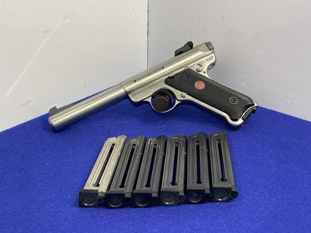 2014 Ruger Mark III Target .22LR 5.5" Stainless *RELIABLE TARGET RIMFIRE*-img-2