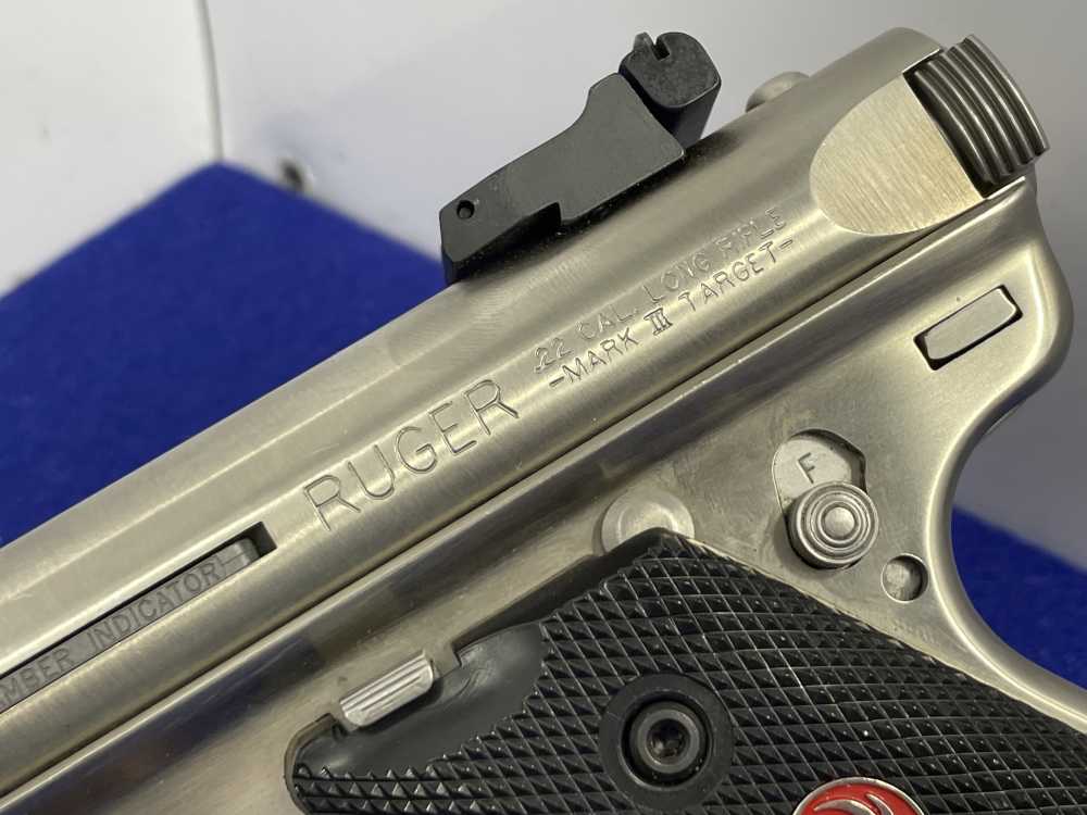 2014 Ruger Mark III Target .22LR 5.5" Stainless *RELIABLE TARGET RIMFIRE*-img-7