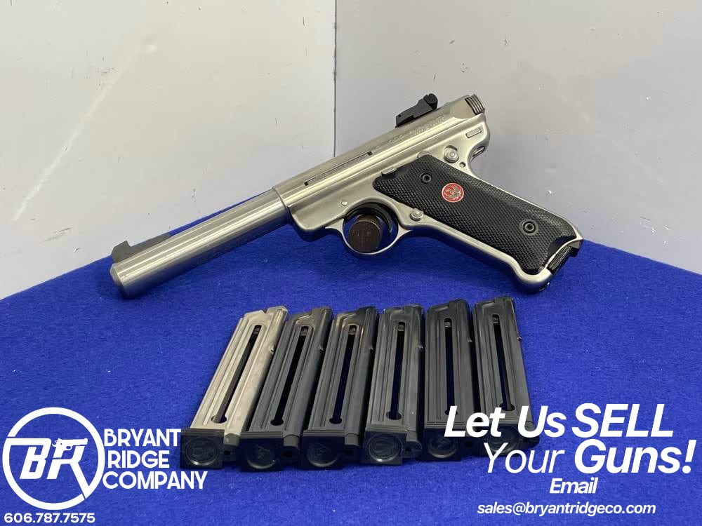 2014 Ruger Mark III Target .22LR 5.5" Stainless *RELIABLE TARGET RIMFIRE*-img-0